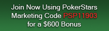 PokerStars Marketing Code